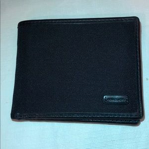 Black Nylon/Leather Michael Kors Mens Wallet